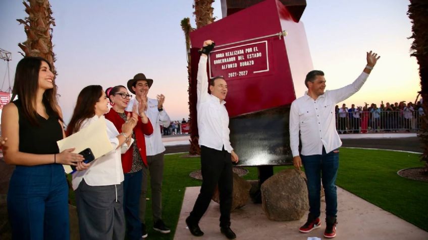 Malecón de Huatabampito detona el turismo del sur; Alfonso Durazo lo inaugura