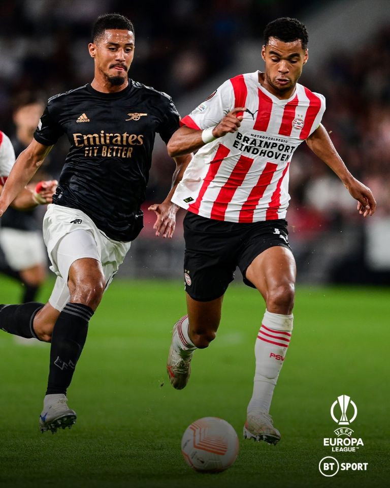 PSV vs Arsenal EN VIVO