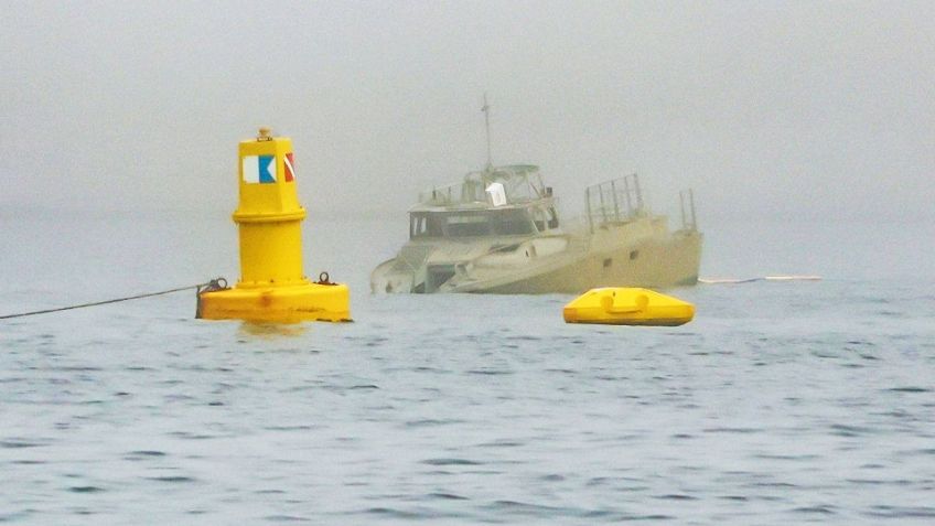 Hunden patrulla Eltanin en San Carlos; se suma para formar un tercer arrecife