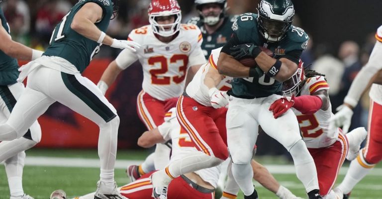 El corredor fue pieza clave para los Eagles
