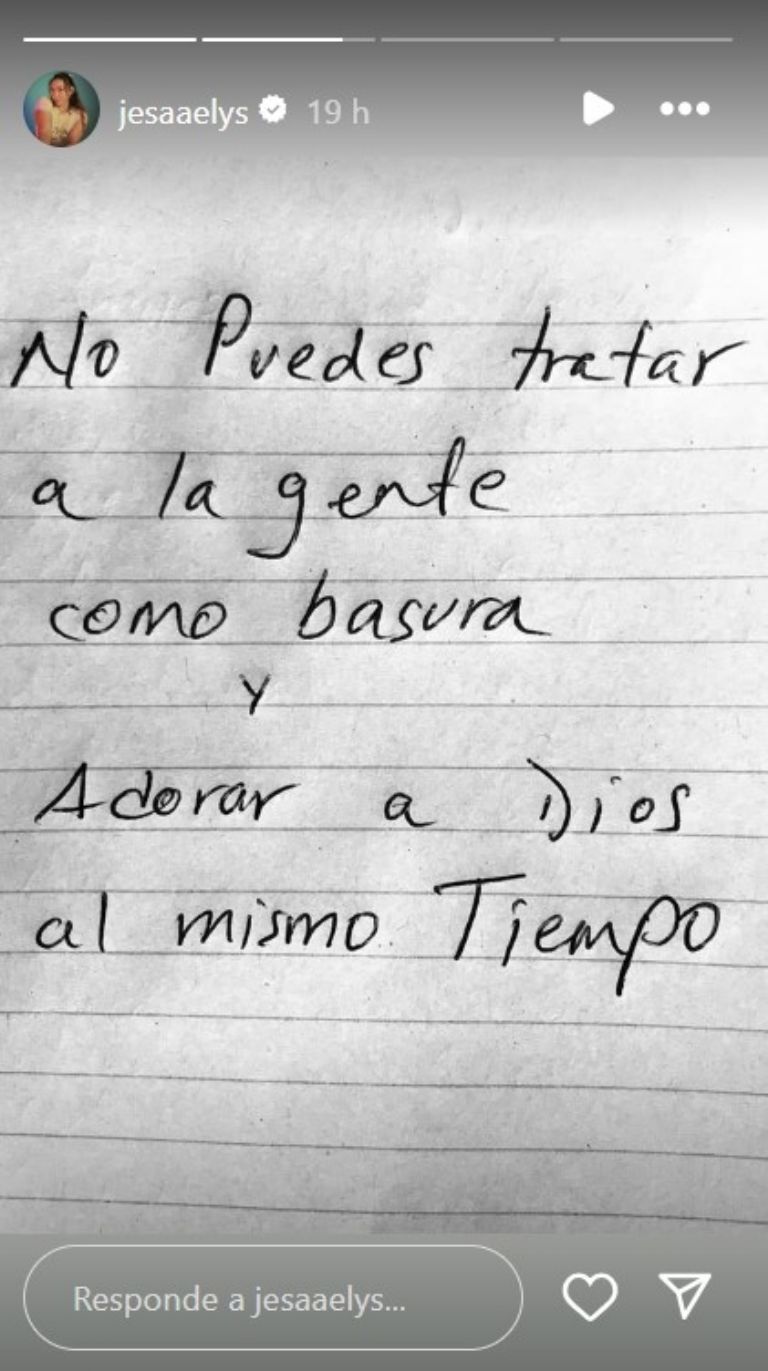 Hija del famoso reguetonero Daddy Yankee, compartió un curioso mensaje en sus redes