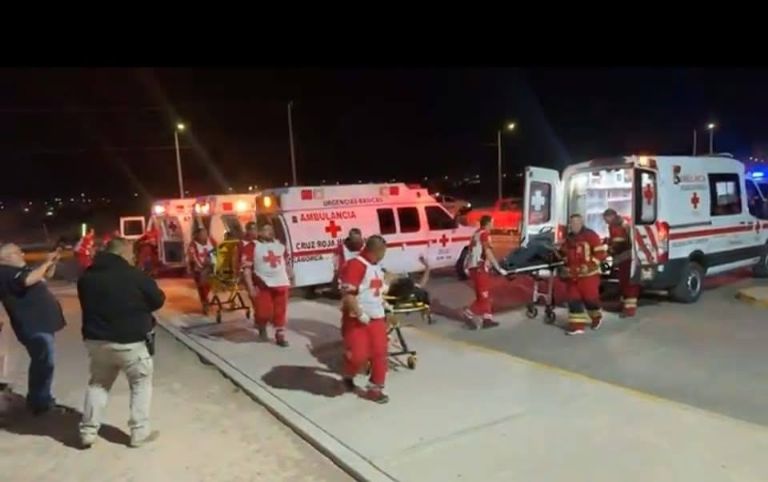 Fuego cruzado en Caborca deja cuatro víctimas heridas. Foto: Facebook