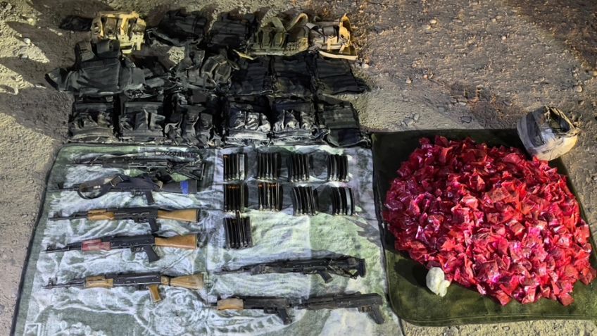 Duro golpe al narco en Sonora: Caen tres presuntos sicarios con armas, droga y vehículos