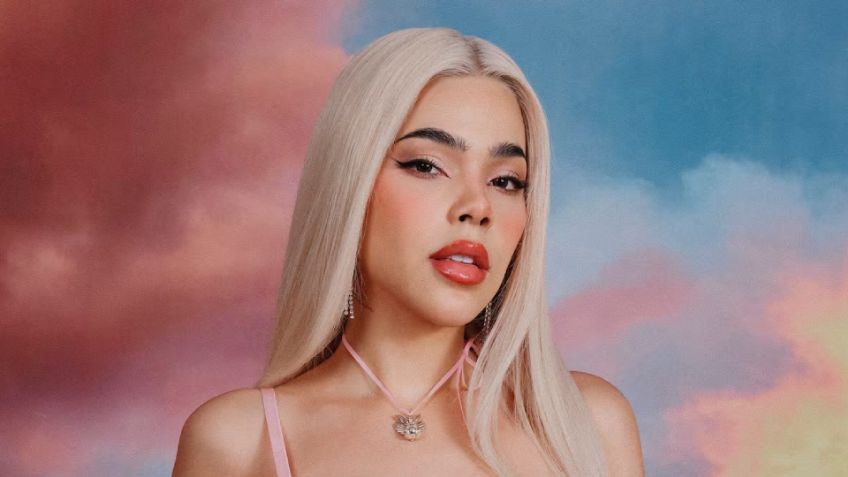 Kenia Os arma zafarrancho en su llegada a CDMX; seguridad empuja a reporteros de 'VLA'