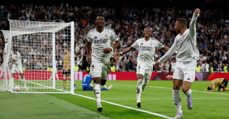 Tchouaméni marcó el tanto de la igualada 4-4