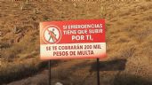 Foto ilustrativa de la nota titulada Protección Civil no colocó letrero con 250 mil pesos de multa en el cerro Tetakawi