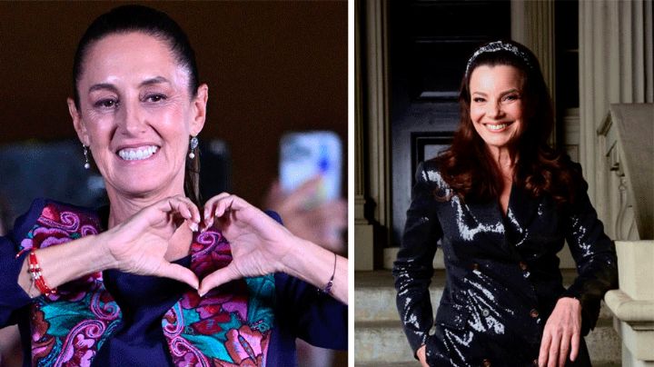 "No creerse muy muy": Sheinbaum responde a halagos de Fran Drescher, actriz de 'La Niñera'