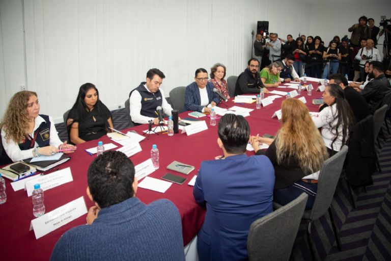 La mesa de diálogo fue encabezada por Rosa Icela Rodríguez, actual secretaria de Gobernación