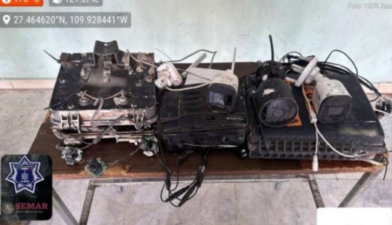 Las nueve cámaras incautadas en Ciudad Obregón