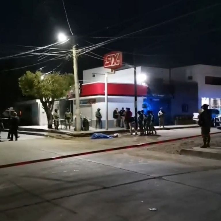 Sicarios matan a un hombre en la colonia Cajeme de Ciudad Obregón. Foto: Facebook