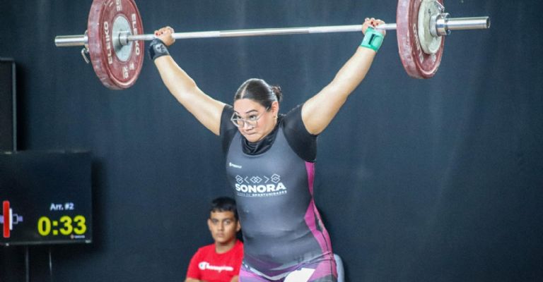 Sonora brilla en Halterofilia 