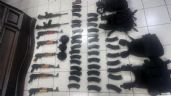 Foto ilustrativa de la nota titulada Estatales incautan armas largas, cartuchos y equipo táctico en San Luis Río Colorado