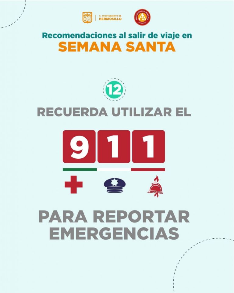 El Gobierno de Hermosillo comparte medidas se seguridad./ Créditos: Facebook