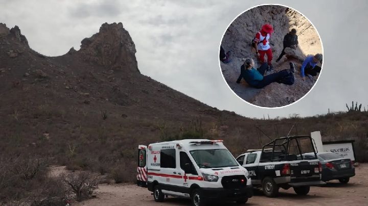Rescatan a una mujer en el cerro Tetakawi en San Carlos; sufrió una luxación de tobillo