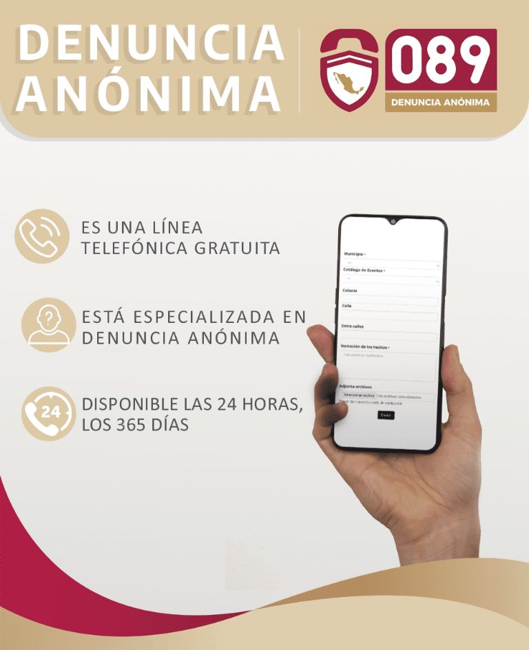 Denuncia anónima a través del 089