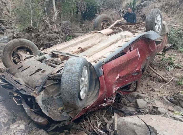 Accidente en Hidalgo deja dos muertos. Foto: Facebook