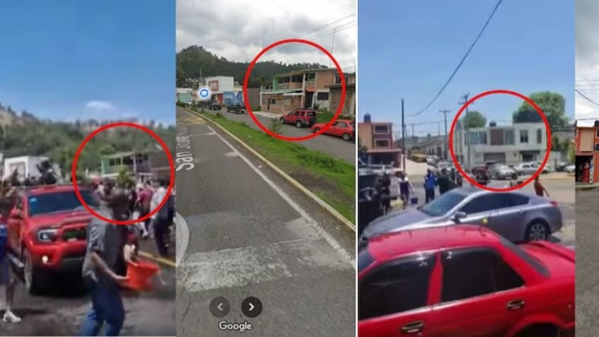 VIDEO: Pobladores de Huajúmbaro reciben a miembros del CJNG en Sábado de Gloria