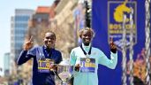Foto ilustrativa de la nota titulada Los kenianos Sharon Lokedi y John Korir dominan el Maratón de Boston 2025