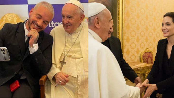 Carlos Rivera, Cynthia Rodríguez y otros artistas que estuvieron con el Papa Francisco