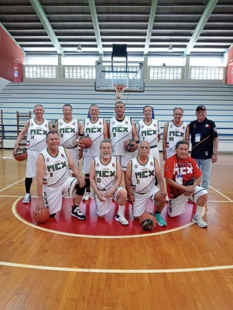 Sonorenses de 83 años participarán en torneo panamericano de basquetbol en Ecuador