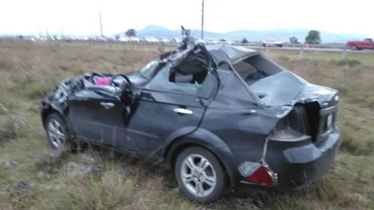 Fatal accidente deja cuatro muertos y cinco lesionados en carretera México-Tuxpan