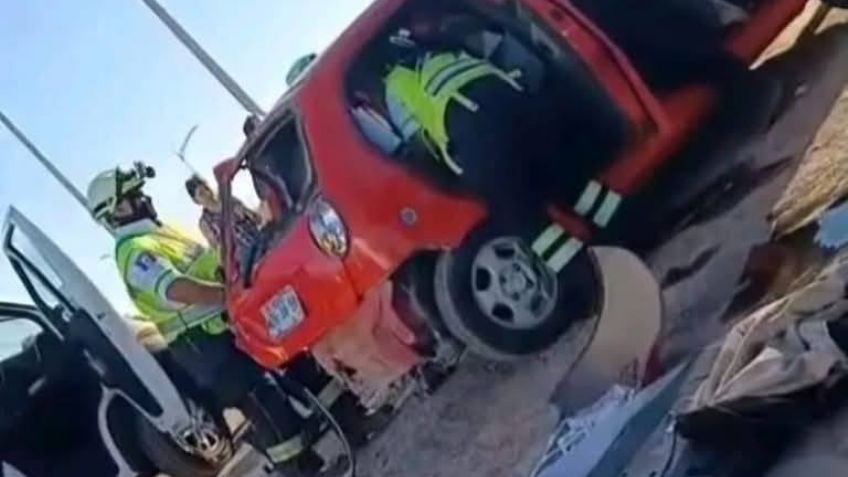 Mujer joven pierde la vida tras fuerte accidente en la Carretera Internacional de Sonora