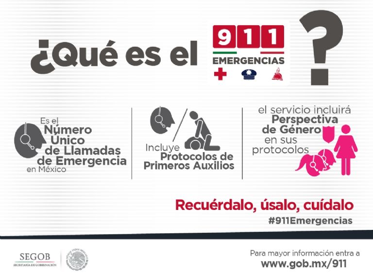 Recuerda que el 911 está disponible todo el tiempo 