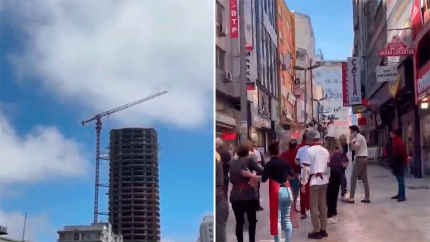 Así se sintió este miércoles el sismo de magnitud 6.2 en Estambul, Turquía (VIDEO)