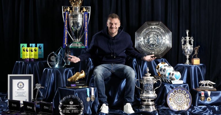 Vardy ganó varios títulos con el Leicester