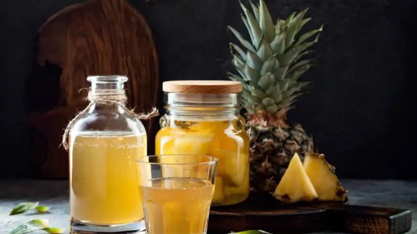 Así se prepara el vinagre de piña casero y económico para bajar de peso