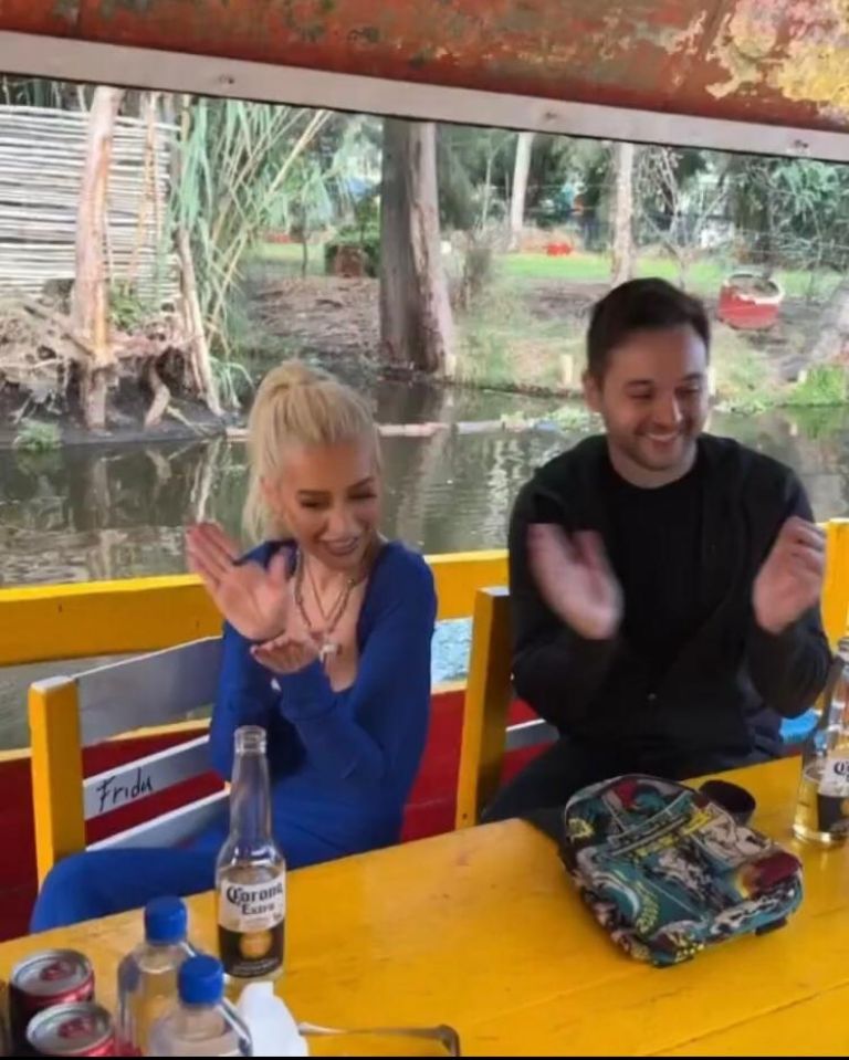 Christina Aguilera junto a su pareja Matthew Rutler