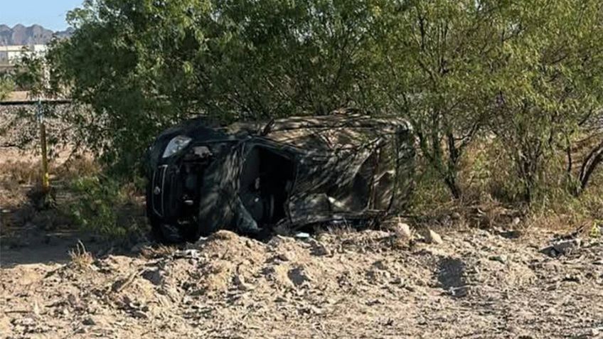 Fatal accidente deja una pareja lesionada sobre carretera México 15 al sur de Empalme