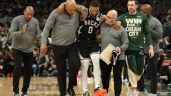Foto ilustrativa de la nota titulada Los Bucks confirman que Lillard tiene un desgarro en el tendón de Aquiles