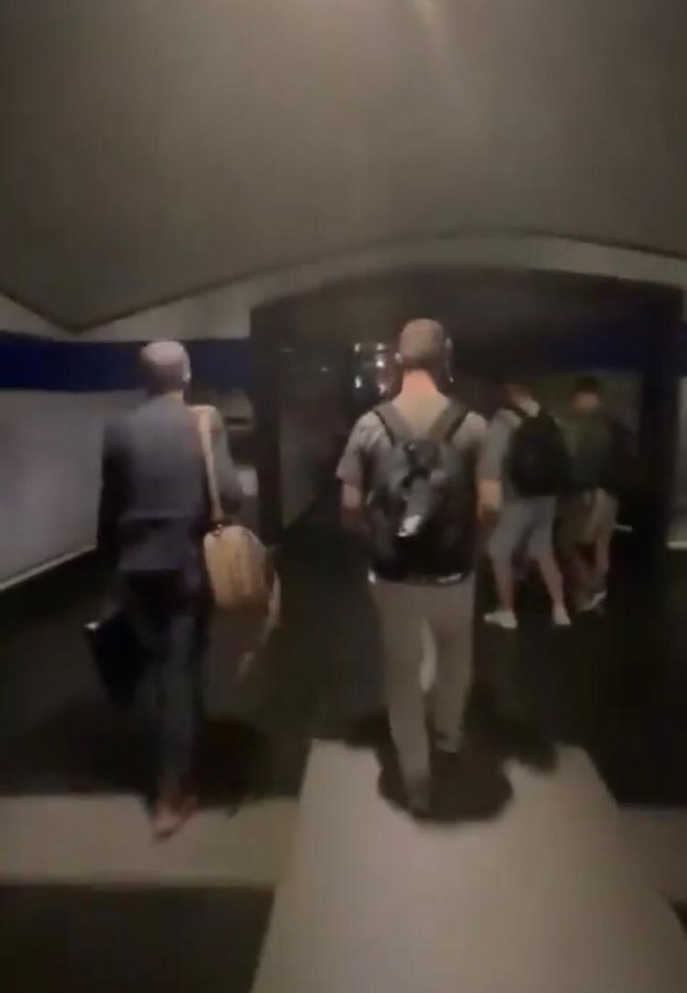 En las redes sociales circulan algunos videos donde las personas lucen asustadas 