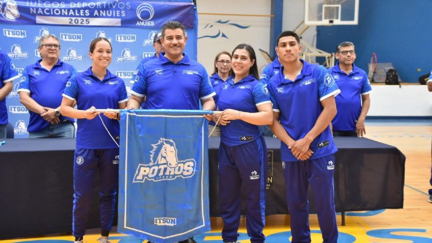 Abanderan a los Potros del Itson previo los Juegos Deportivos Nacionales 2025
