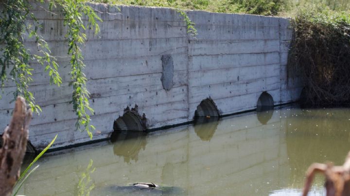 Drenaje de Navojoa termina contaminando el río Mayo