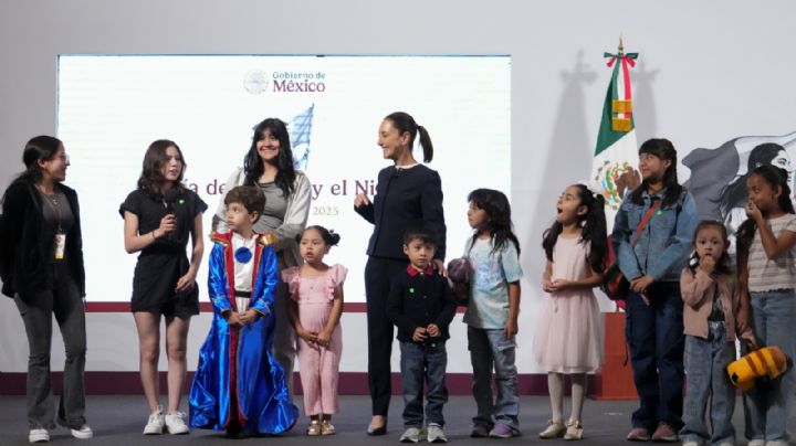 VIDEOS: Sheinbaum celebra el Día del Niño con invitados, proyectos educativos y música