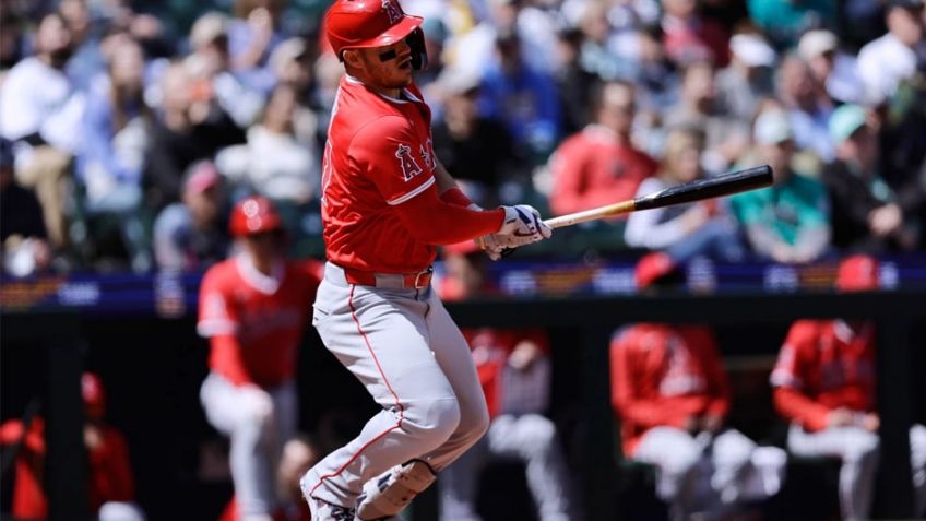 ¿Otra vez? Mike Trout se lesiona en la derrota de los Angelinos ante Marineros