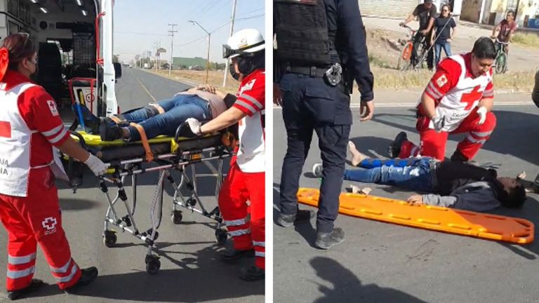 Las dos personas que resultaron heridas