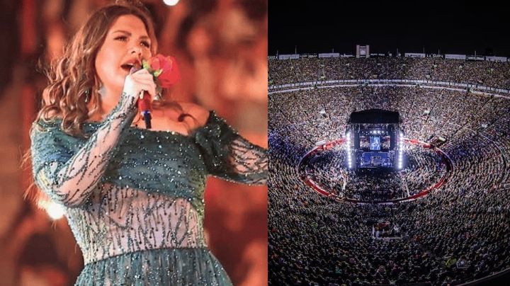 VIDEOS en vivo de Yuridia en la Plaza de Toros México: Su hijo Phoenix lloró en pleno show