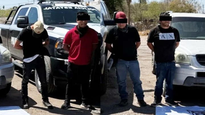 Tras persecución, capturan a cuatro hombres fuertemente armados en el Valle del Yaqui