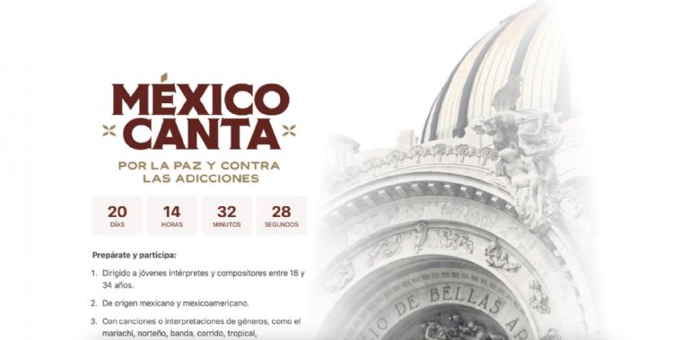 Claudia Sheinbaum presenta en festival 'México Canta'. Foto: Internet