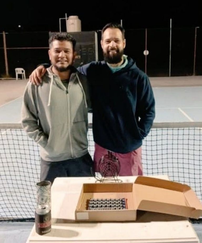 Los responsables de llevar a cabo la rifa