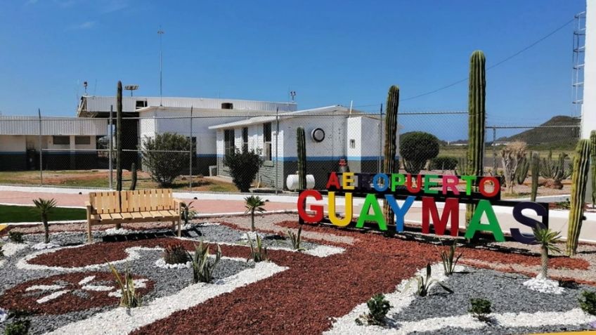 Aeropuerto remodelado en Guaymas, pero aún sin recibir vuelos comerciales