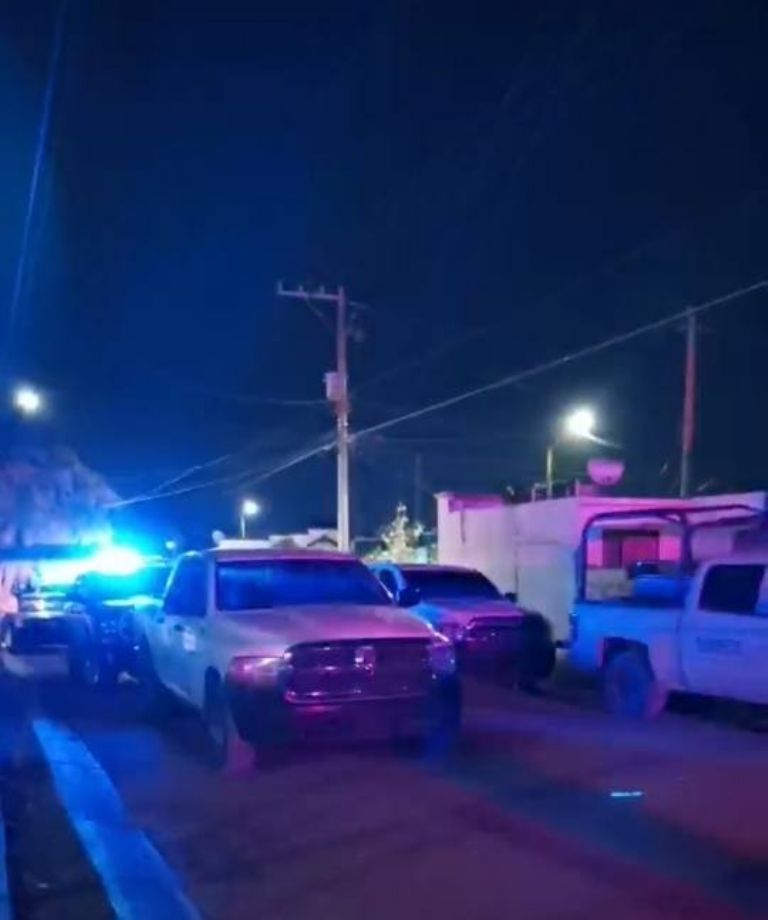 Balacera en Ciudad Obregón moviliza a las autoridades. Foto: Facebook