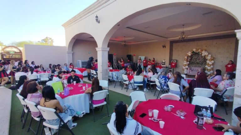 El lugar donde se realizó el evento para las madres