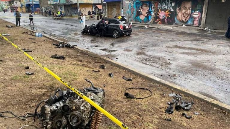 Fatal accidente deja hombre sin vida calcinado y otro lesionado grave en la CDMX