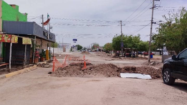 Continúan trabajos de rehabilitación de calles de Ciudad Obregón