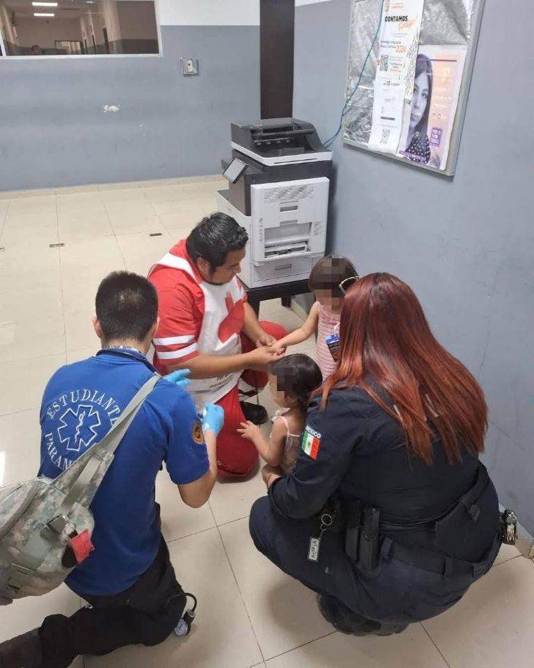 Las niñas ya se encuentran a salvo 