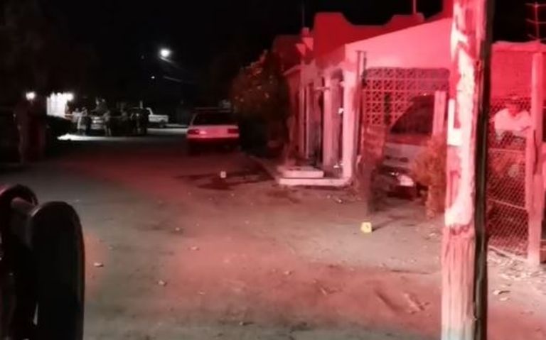 El lugar donde quedaron los casquillos de arma larga